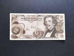 Austria 20 schillings 1967, f+