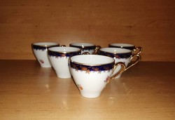Régi német PM porcelán kávéscsésze 5+1 db egyben (z-1)