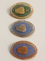 10, 20, 30 years for the service of Hungarian state railways, 3 in one