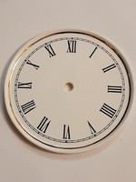 Porcelán római számos  Óra számlap arany csíkkal 16,5 cm átmérőjű   2.
