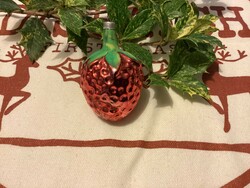 Old glass strawberry strawberry Christmas tree decoration