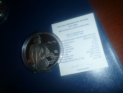 János Arany HUF 10,000 silver commemorative coin for sale! Pp unc