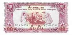 10 kip 1968 Laosz Ritka