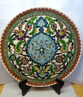 Acanthus leaf motif table and wall decorative plate from Turkey, a rarity for your display case