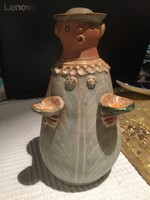 Ilona Kiss roóz: human figure - ceramic sculpture (221)