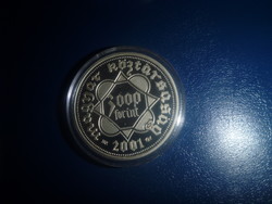 1000 years of the Hungarian mint 3000 HUF silver commemorative coin for sale! Pp unc