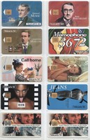 Foreign telephone card 0402 10 pcs. A variety of French