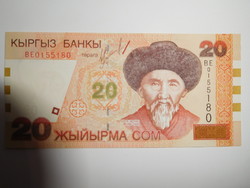 Kirgizisztán 20 som 2002 UNC