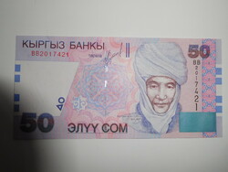 Kyrgyzstan 50 som 2002 unc