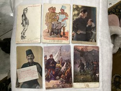 Első világháborús képeslapok 10 db