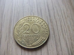 20 Centimes 1991 France
