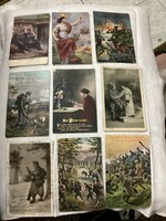 Első világháborús képeslapok 15 db