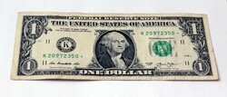 USA 1 dollár csillagos sorszám