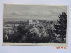 Régi képeslap: Zirc látképe (Monostory) - 1937