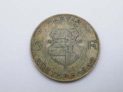 Uk0008 1947 silver 5 HUF kossuth
