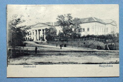 Szekszárd - Megyeháza  - fotó képeslap -  Molnár rt könyvkeresk. kiadása   1921