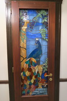 Tiffany decorative glass for a door or wall picture