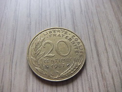 20 Centimes 1987 France