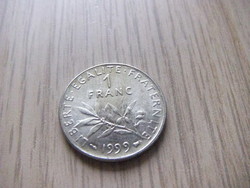 1 Franc 1999 France