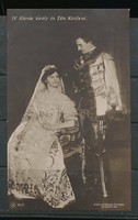 1920.- Károly Iv and Queen Zita - postcard