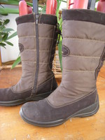 40 geox brown boots with fur lining
