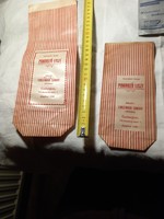 6 old-fashioned bags of flour, tea, candy, palm cigarette pouch
