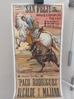 (K) PLAZA DE TOROS SANT FELIU DE GUÍXOLS poszter, plakát 106x53 cm
