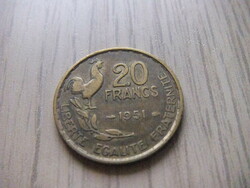 20  Frank 1951  Franciaország