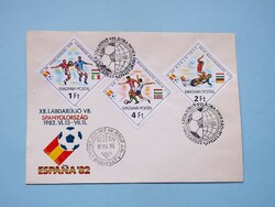 Fdc (c5) - 1982. Football World Cup iv. Line - Spain - (cat.: 400.-)