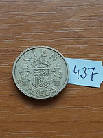 Spain 100 pesetas 1984 i. King Charles János, aluminum bronze 437