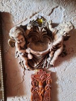 Antique angelic, angel holy water tank, negotiable