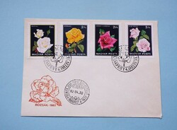 Fdc (c5) - 1982. Row of roses - (cat.: 600.-)