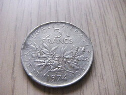 5 Francs 1974 France