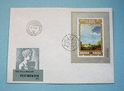 FDC (C3) - 1974. Festmény XIII. blokk - Szinyei Merse Pál - (Kat.: 550.-)