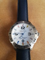 Nautica men's watch, a12566g, new 1x used.