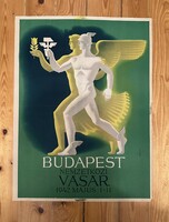 Budapest nemzetközi vásár plakát , Konecsni ,