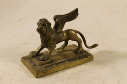 Antik bronz oroszlány szobor 924