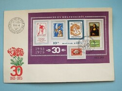 Fdc (c3) - 1975. Block of 30 Years stamps - (cat.: 400.-)