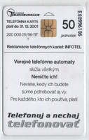 Foreign phone card 0610 Slovakia