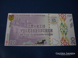 Frankenberg / Germany 20 volksgroschen 2018! Rare fantasy paper money! Ouch!