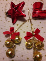 Christmas hanging Christmas tree decoration star boots spherical 4 pcs. Flawless.