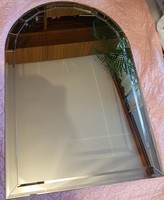Polished large mirror