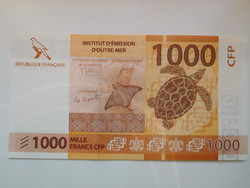 Francia Polinézia 1000 francs 2014 UNC