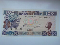 Guinea 100 francs 2015 UNC