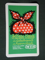 Card calendar, bee waste recycling company, graphic artist, 1982, (4)
