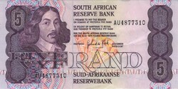5 Rand 1989-90 South Africa