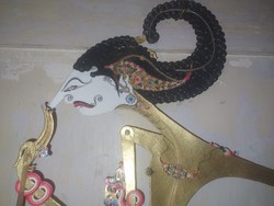 Old wayang marionette puppet indonesia java bali