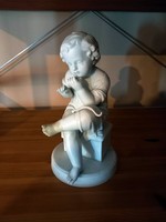 Antique bisquit statue 28 cm high, no minimum price!!