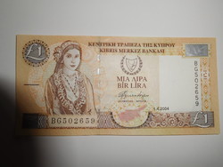 Ciprus 1 pounds 2004 UNC