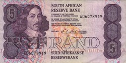 5 rand 1990-94 Dél Afrika 1.